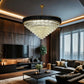 Black Mamba Luxury K9 Crystal LED Chandelier Series | Round, Rectangle & Double Height Designs