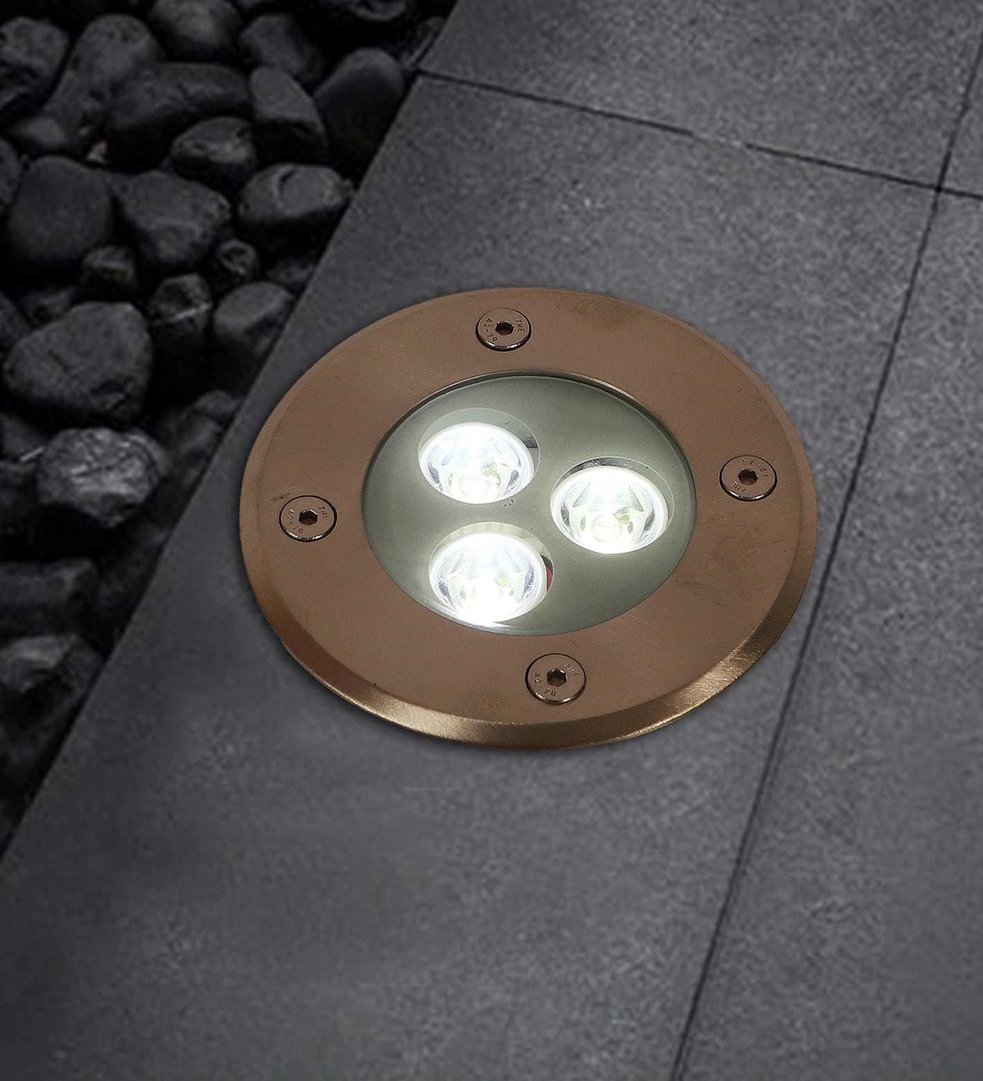 Linda Grey Aluminium Burial Light Out Door | HL-2411-LED | Included Bulb | Eliante by Jainsons Lights