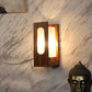 Lisma Brown Wood Wall Light | 101-1W | Included Bulb | Eliante by Jainsons Lights