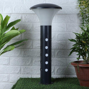 ELIANTE Grey Aluminium Garden Lights - B22 holder - LMV24-BOLLARD- without Bulb