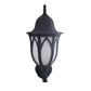 Lotus Small Black Metal Outdoor Wall Light | Lotus-Oudoor- small | Included Bulb | Eliante by Jainsons Lights
