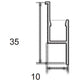 LP 011-01 Pop Cove Micro 1035 Micro Cove Alluminium Profile For Strips