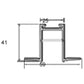 LP 011-10 Pop 25mm Deeprecessed Deep Cove Alluminium Profile For Strips