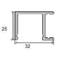 LP 05-03 Wall Square Wall Up Light Alluminium Profile For Strips