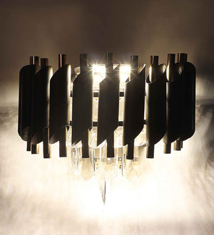 Luna Black and Gold Iron Wall Light | GB-1107 | Included Bulb | Eliante by Jainsons Lights