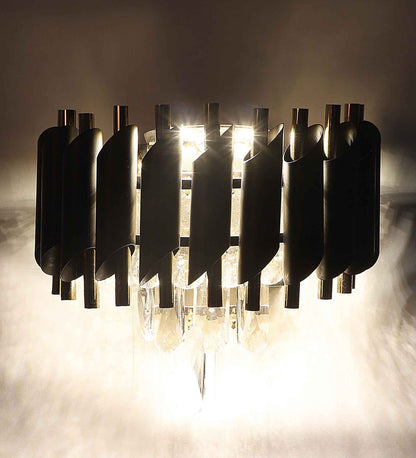 Luna Black and Gold Iron Wall Light | GB-1107 | Included Bulb | Eliante by Jainsons Lights