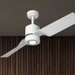 JS-LXR Modern BLDC 50″ Ceiling Designer Fans with Light 1001-Matt White