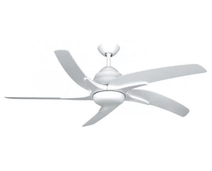 JS-LXR Modern AC 44" Ceiling Designer Fans with Light 1040-44"-Gloss White