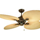 JS-LXR Tropical AC 52” Ceiling Designer Fans 1097-Chocolate Brown