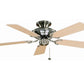 JS-LXR Classic AC 42” Ceiling Designer Fans 1134-SS Maple