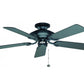 JS-LXR Classic AC 42” Ceiling Designer Fans 1136-Black