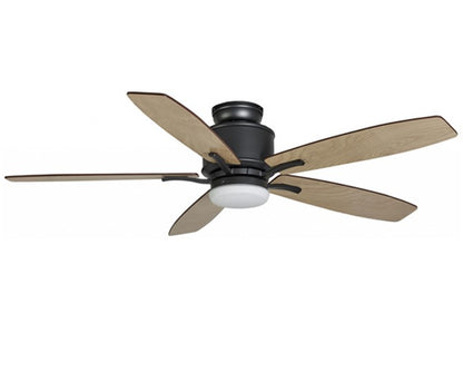 JS-LXR Modern AC 42″ Ceiling Designer Fans with Light 1210-42″-Burnt Copper Motor & Walnut / Reverse Maple Blades