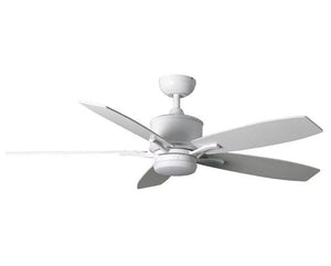 JS-LXR Modern AC 42″ Ceiling Designer Fans with Light 1212-42″-Full Matt White