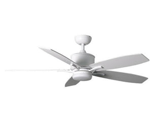 JS-LXR Modern AC 52″ Ceiling Designer Fans with Light 1212-52″-Full Matt White