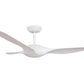 JS-LXR Modern BLDC 56″ Ceiling Designer Fans with Light 1223-Matt White