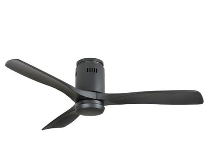 JS-LXR Modern BLDC 52” Ceiling Designer Fans with Light 1224-Matt Black