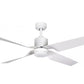 JS-LXR Modern BLDC 50″ Ceiling Designer Fans with Light 1279-Matt White