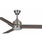 JS-LXR Modern AC 52″ Ceiling Designer Fans with Light 1291-Brushed Nickel Motor & Vintage Oak Blades
