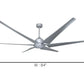 JS-LXR Modern BLDC 84” Ceiling Designer Fans 1300-Anodized Grey