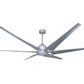 JS-LXR Modern BLDC 84” Ceiling Designer Fans 1300-Anodized Grey