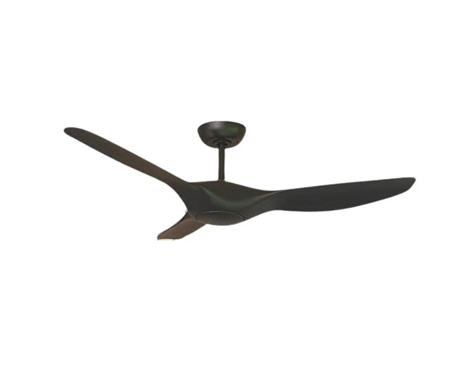 JS-LXR Modern BLDC 56″ Ceiling Designer Fans with Light 1307-Matt Black