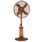 JS-LXR Indusrial 18" Floor Designer Floor Fans 4024-Brown Nautical Design