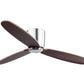 JS-LXR Modern BLDC 52” Ceiling Designer Fans 5011-Steel Motor & Walnut Blades