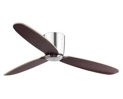 JS-LXR Modern BLDC 52” Ceiling Designer Fans 5011-Steel Motor & Walnut Blades