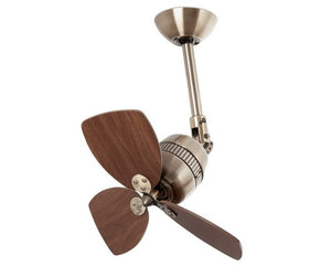 JS-LXR Classic AC 17″ Ceiling Designer Fans 5012-Old Gold Motor & Wooden Blades