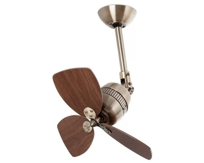 JS-LXR Classic AC 17″ Ceiling Designer Fans 5012-Old Gold Motor & Wooden Blades