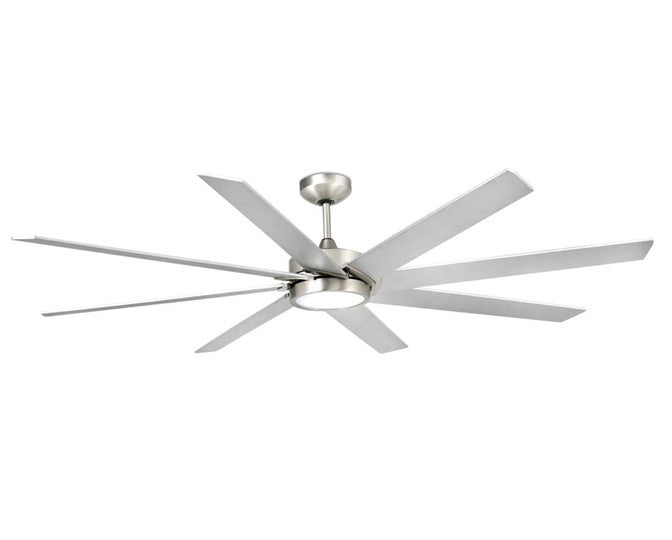 JS-LXR Modern BLDC 66″ Ceiling Designer Fans with Light 5032-Matt Nickel