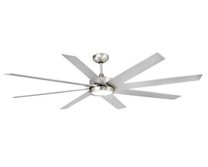 JS-LXR Modern BLDC 66″ Ceiling Designer Fans with Light 5032-Matt Nickel