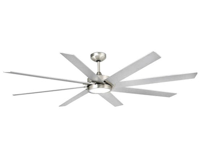 JS-LXR Modern BLDC 66″ Ceiling Designer Fans with Light 5032-Matt Nickel