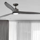 JS-LXR Modern BLDC 60″ Ceiling Designer Fans with Light 5042-Dark Brown