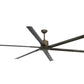 JS-LXR Modern BLDC 84″ Ceiling Designer Fans 5044-Dark Brown