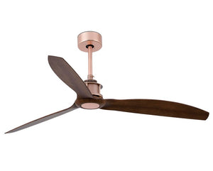 JS-LXR Modern BLDC 36″ Ceiling Designer Fans 5047-36″-Copper Motor & Walnut Blades