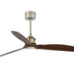 JS-LXR Modern BLDC 36″ Ceiling Designer Fans 5048-36″-Gold Motor & Walnut Blade