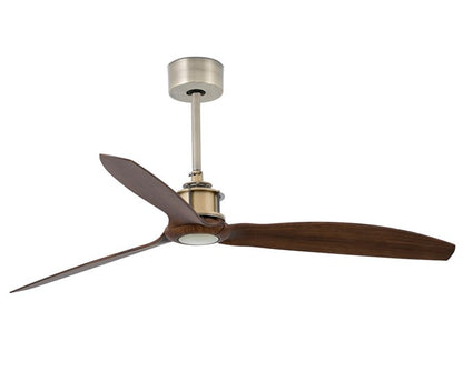 JS-LXR Modern BLDC 36″ Ceiling Designer Fans 5048-36″-Gold Motor & Walnut Blade