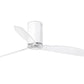 JS-LXR Modern BLDC 50″ Ceiling Designer Fans 5105-Gloss White & Clear Transparent Blades