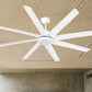 JS-LXR Modern BLDC 66″ Ceiling Designer Fans with Light 5132-Matt White