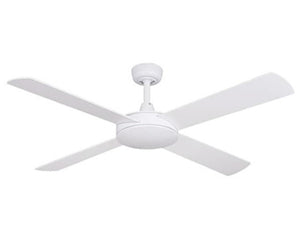 JS-LXR Modern AC 52” Ceiling Designer Fans 5133-White Motor & White / Reverse Maple Blades