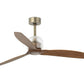 JS-LXR Modern BLDC 50″ Ceiling Designer Fans 5140-Copper Motor & Walnut Blades