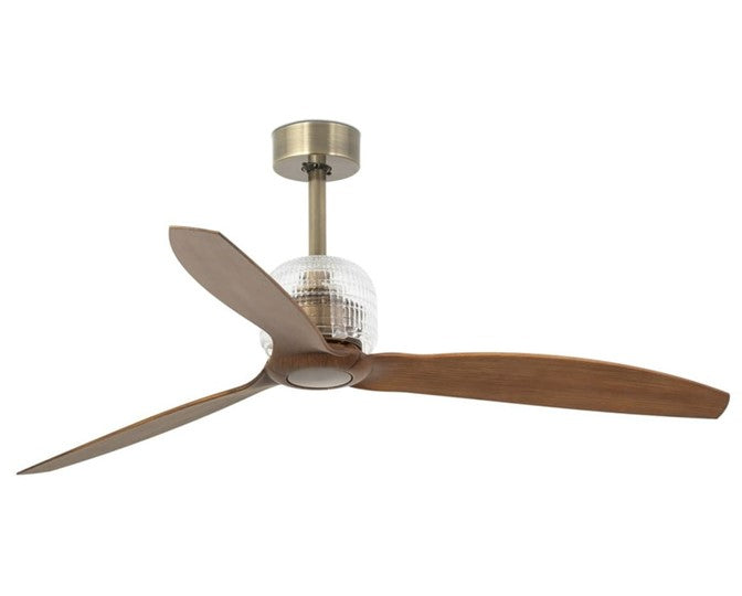 JS-LXR Modern BLDC 50″ Ceiling Designer Fans 5140-Copper Motor & Walnut Blades