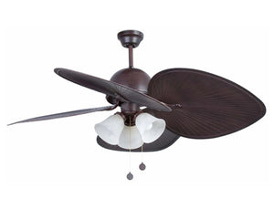 JS-LXR Tropical AC 52″ Ceiling Designer Fans 5163-Wengue & led