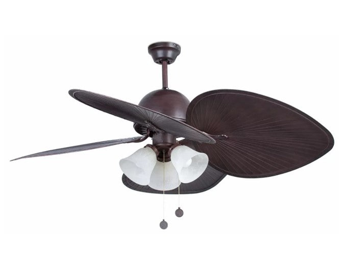 JS-LXR Tropical AC 52″ Ceiling Designer Fans 5163-Wengue & led