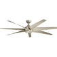 JS-LXR Modern BLDC 80" Ceiling Designer Fans 9075-Antique Satin Silver