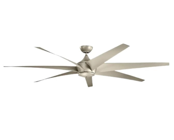 JS-LXR Modern BLDC 80" Ceiling Designer Fans 9075-Antique Satin Silver