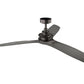 JS-LXR Modern AC 56” Ceiling Designer Fans 9410-Anvil Iron Motor & Driftwood Blades