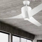 JS-LXR Modern AC 56” Ceiling Designer Fans with Light 9411-White