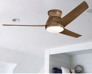 JS-LXR Modern AC 60” Ceiling Designer Fans with Light 9413-Walnut